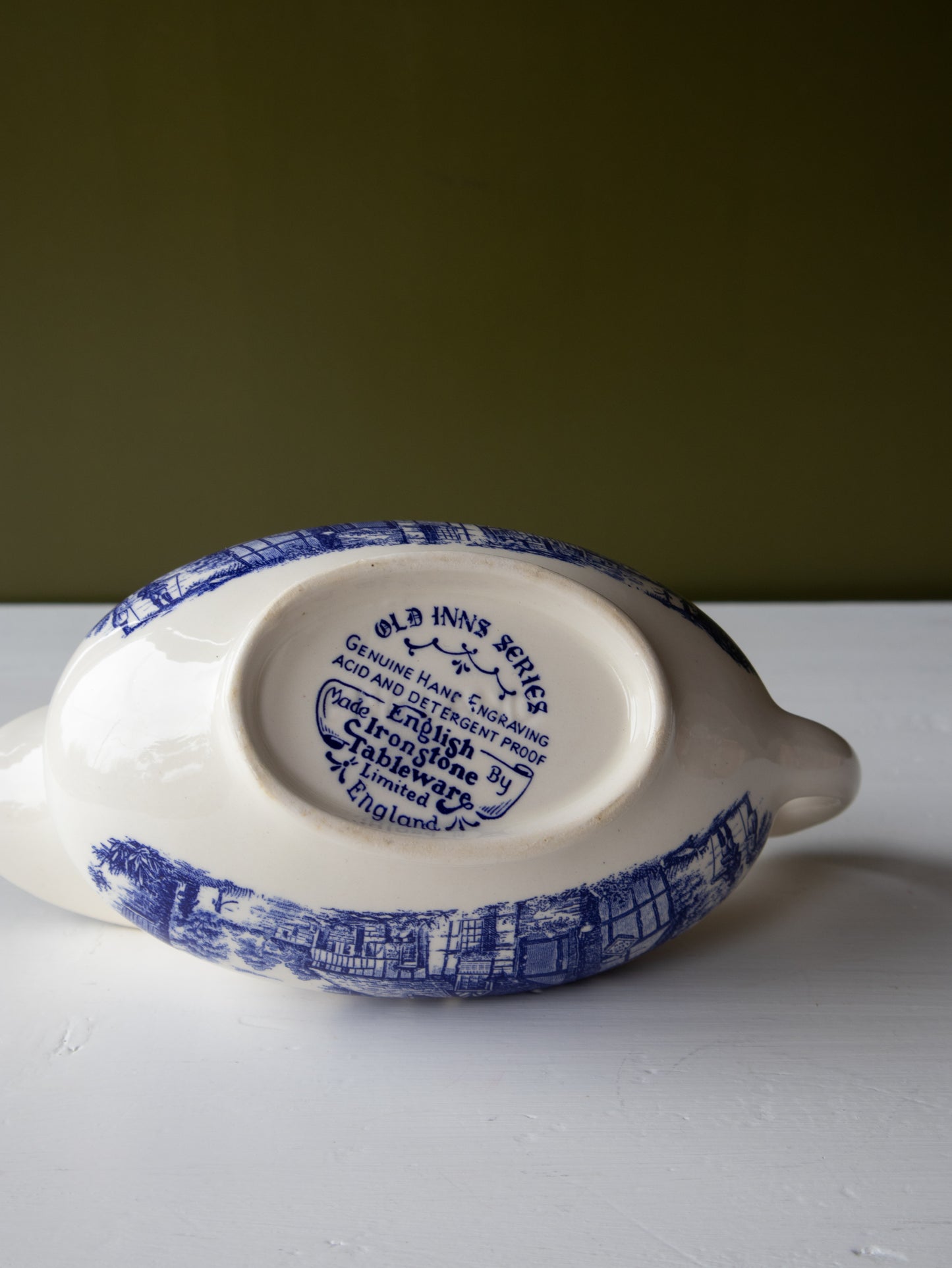 English Ironstone tableware - Vintage sausskål